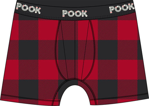 Boxer Red Plaid