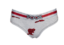 Load image into Gallery viewer, Pook Women&#39;s Underwear (3 PACK) - Black, Red Plaid, Beaver